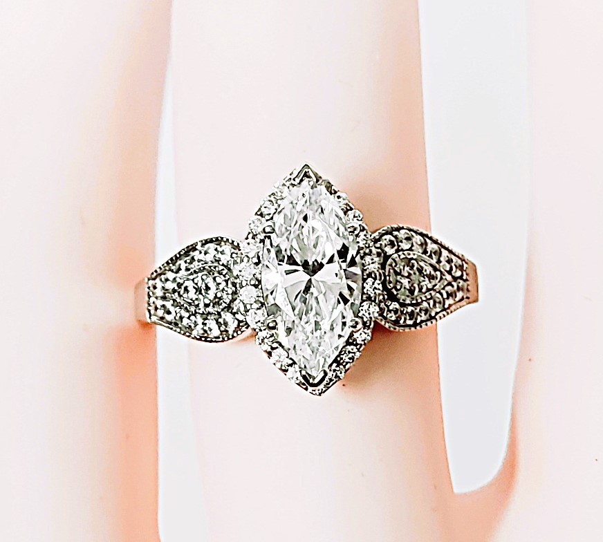 Marquise Shape Diamond Ring